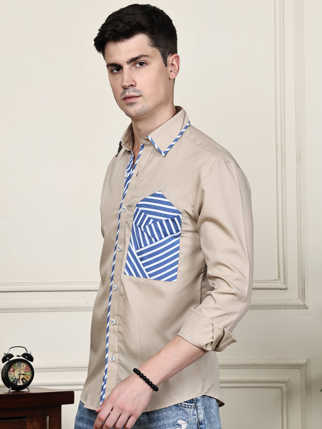 Kamizz Sand Blue Accent