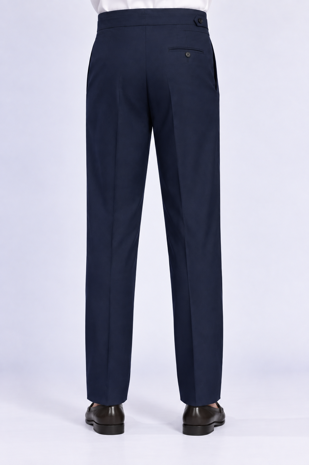 Navy Milano Straight Fit Trousers