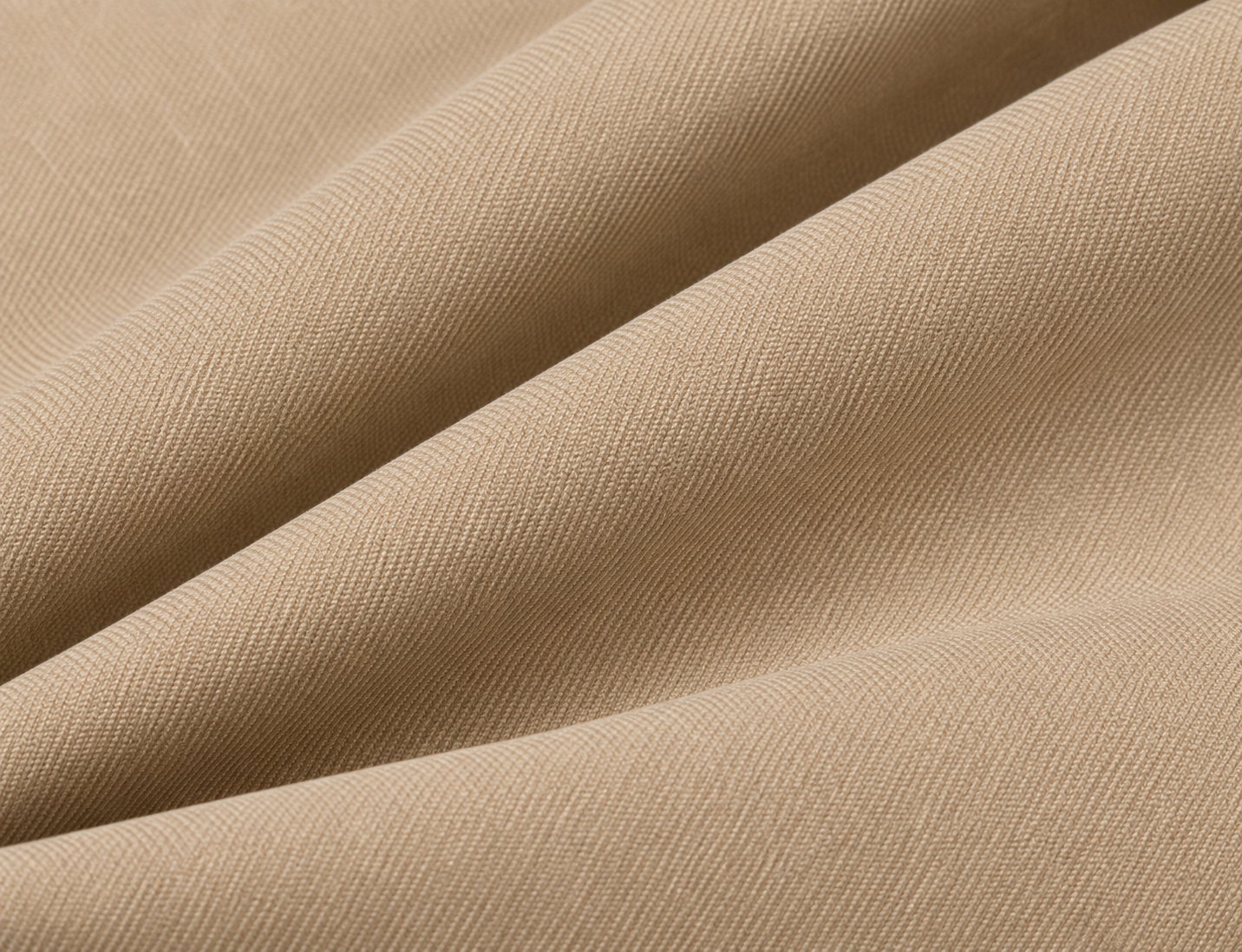 Beige Italian Double-Button Pleated Trousers