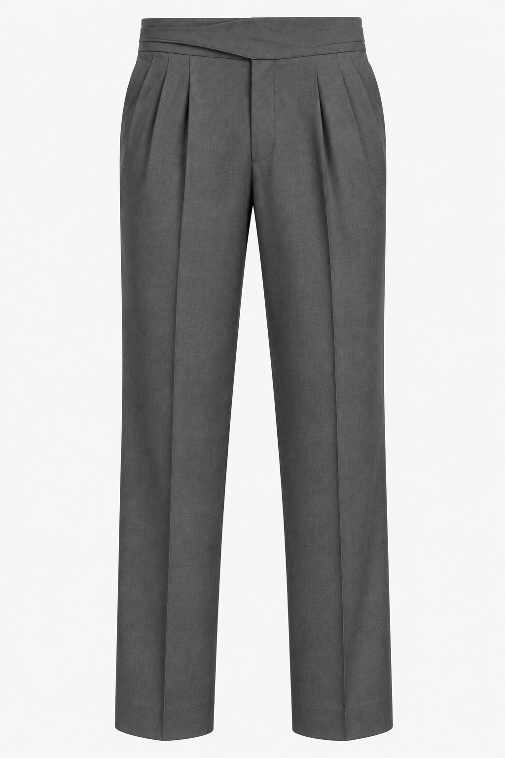 Grey Milano Straight Fit Trousers